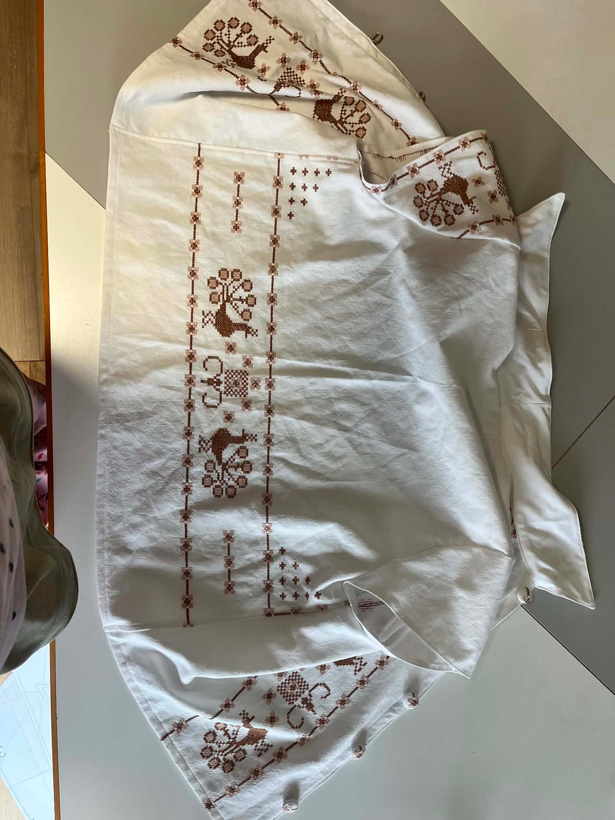 SAYYAS Handmade Upcycled Vintage Embroidered Shirt – One of a Kind