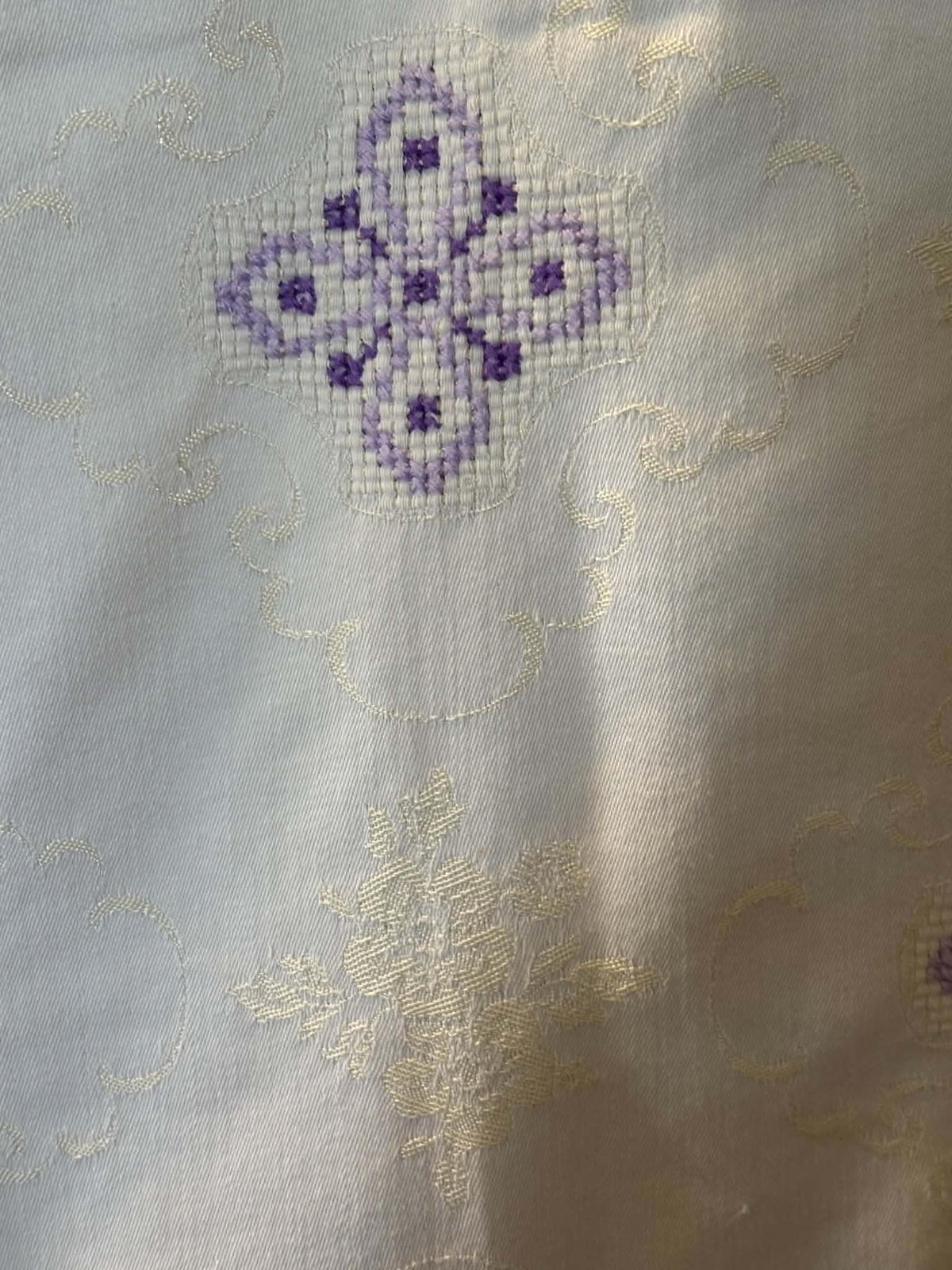 Lilac Garden Upcycled Shirt – One of a Kind