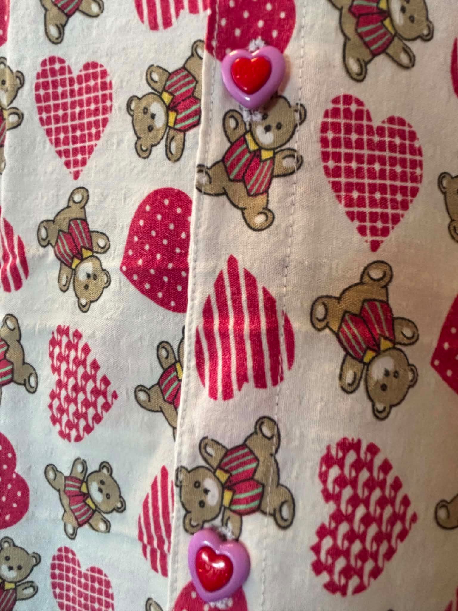 Blouse - Heart & Teddy Bear