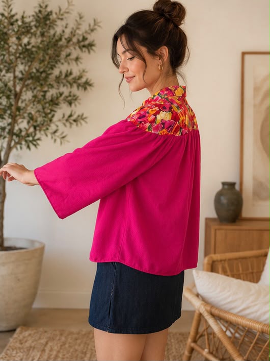 Blouse - Fuchsia