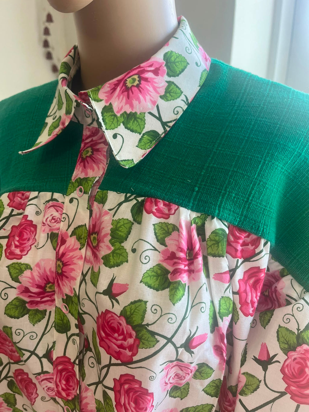 Blouse - Rose print