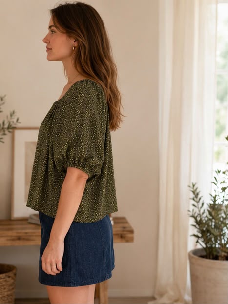 Blouse - Olive Green