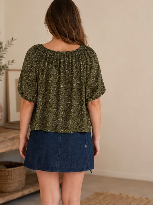 Blouse - Olive Green