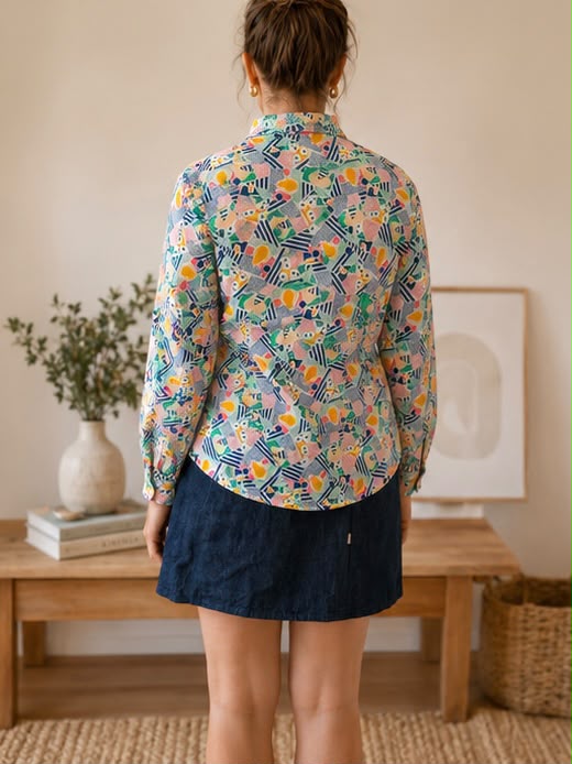 Blouse - Abstract print