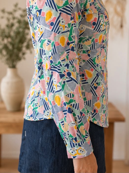 Blouse - Abstract print