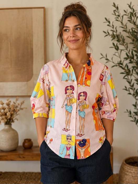 Blouse - Beach Girls