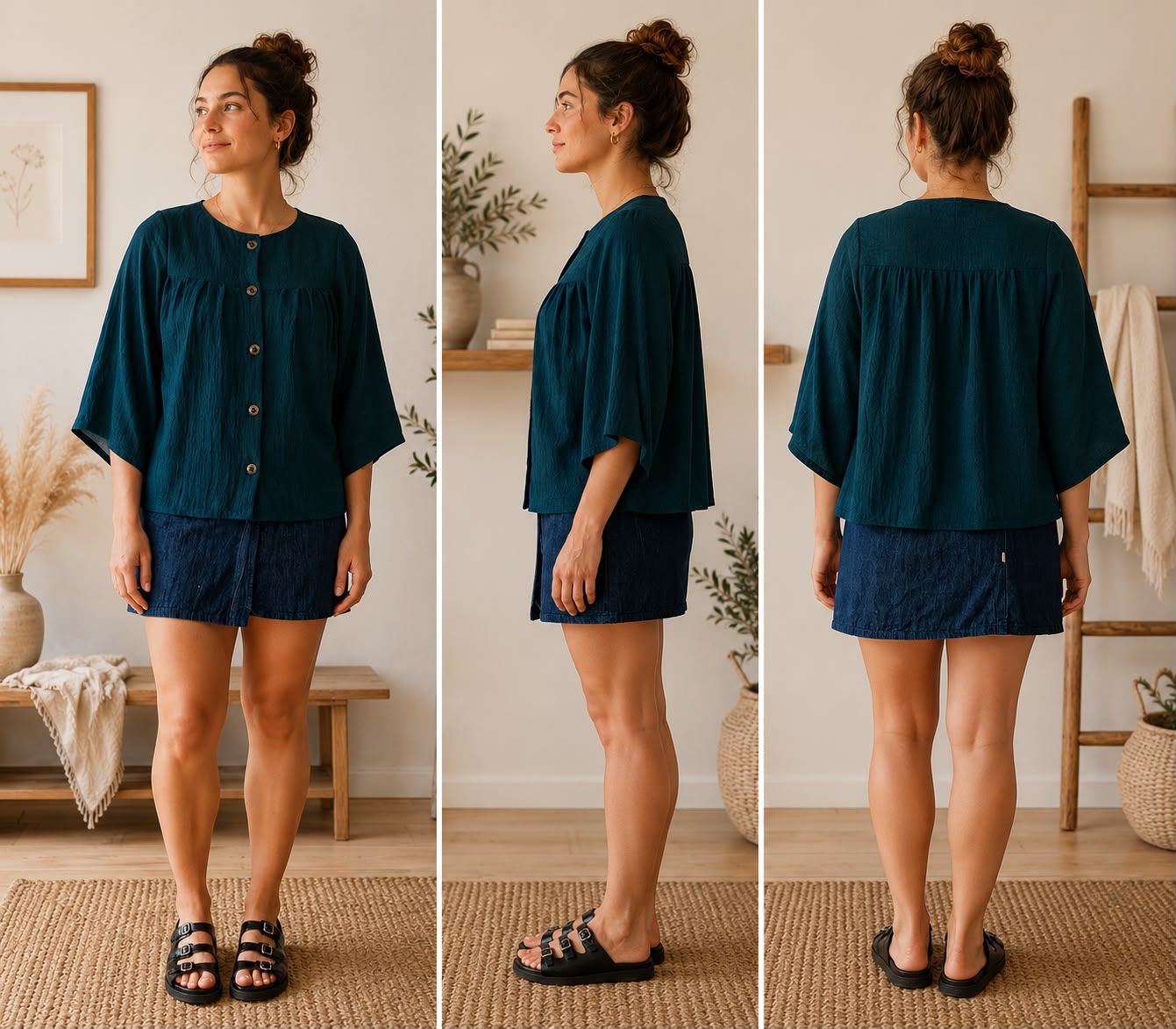 Blouse - Teal
