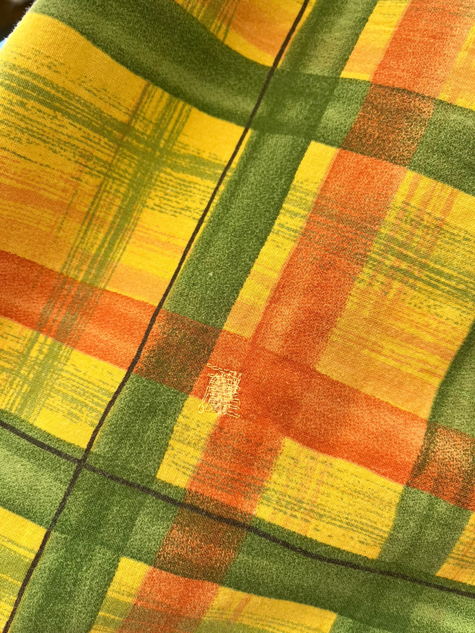 Matching Set - Checked Tablecloth