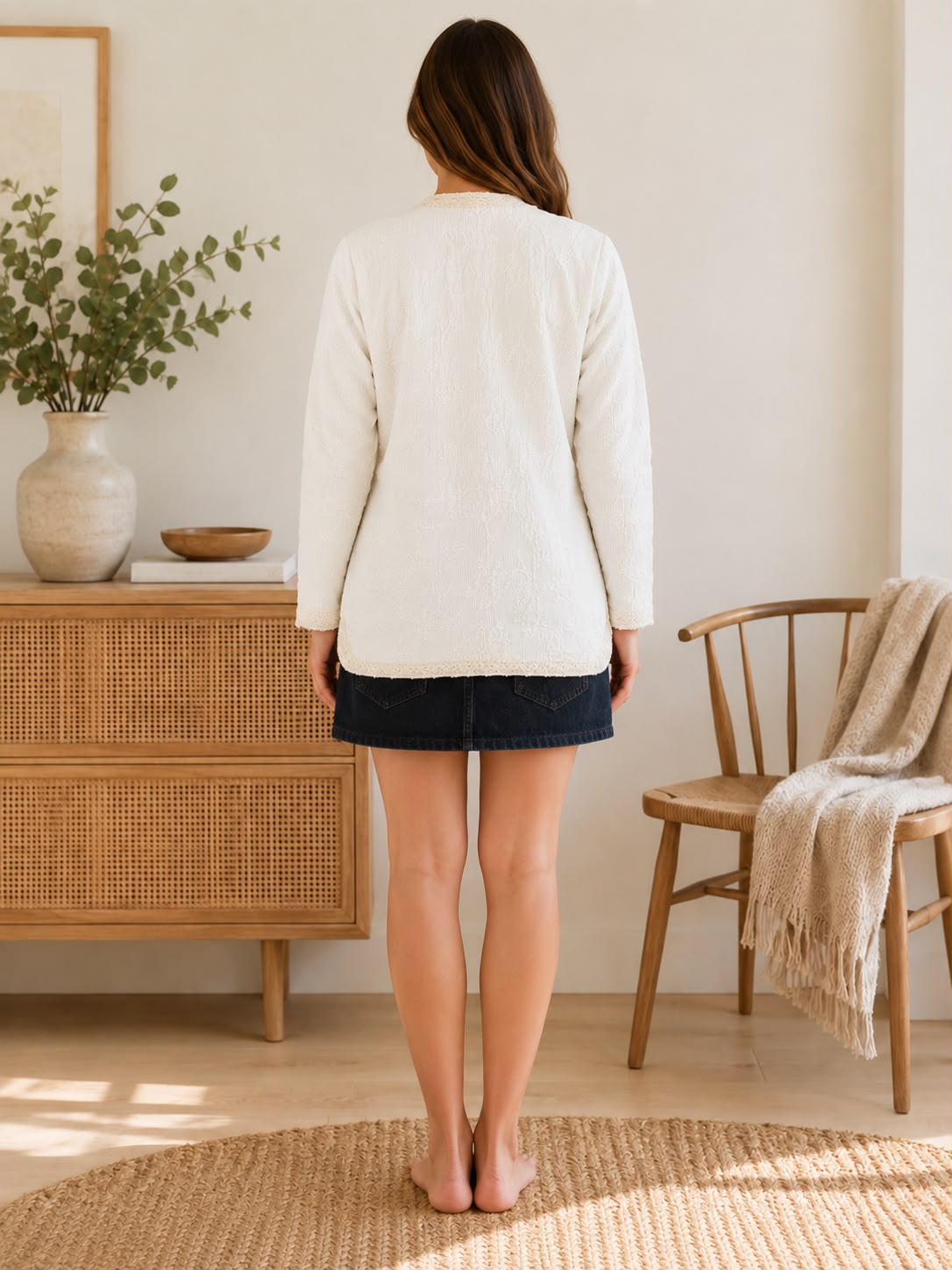 Jacket - Vintage Lace Trim