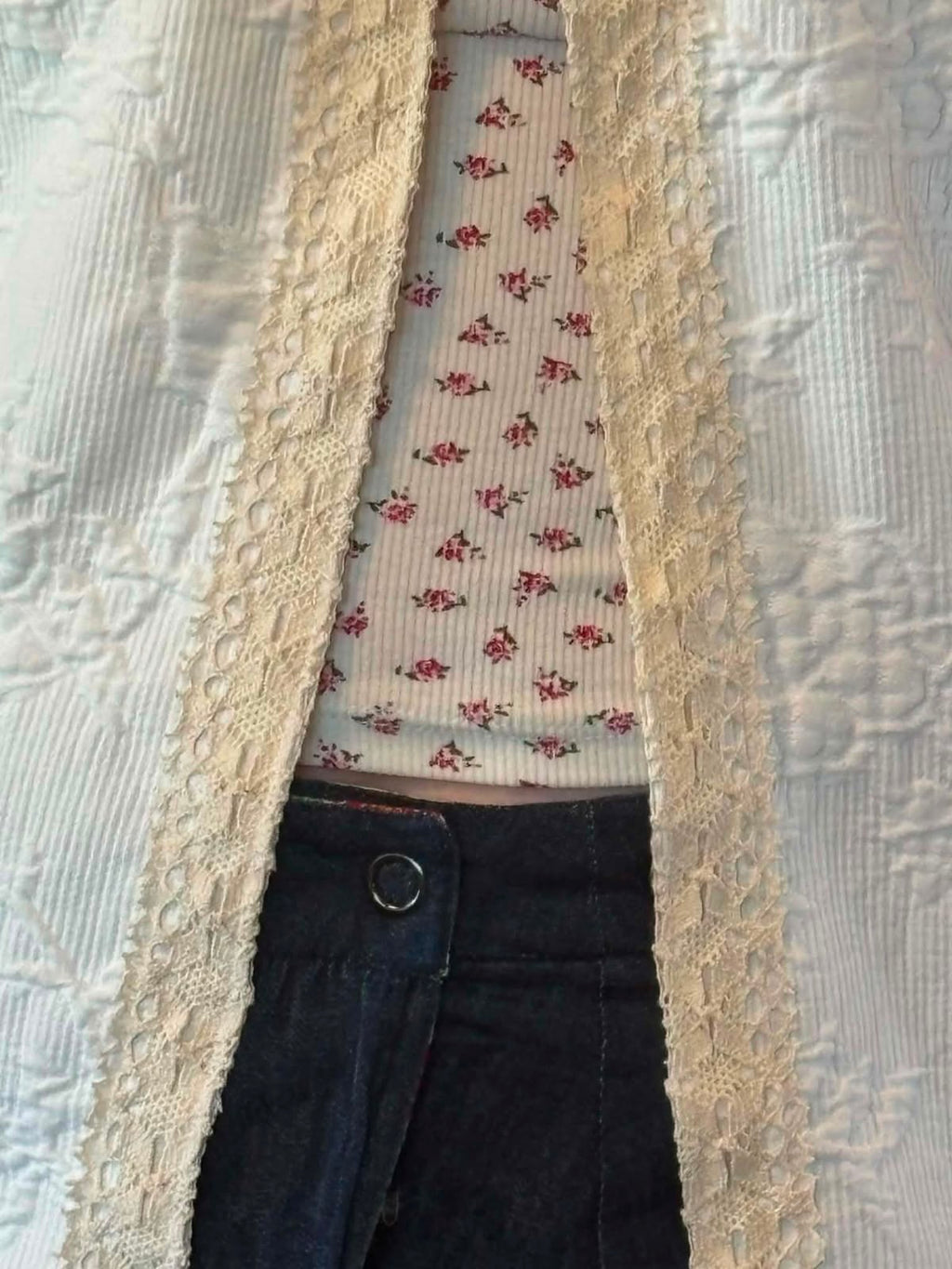 Jacket - Vintage Lace Trim