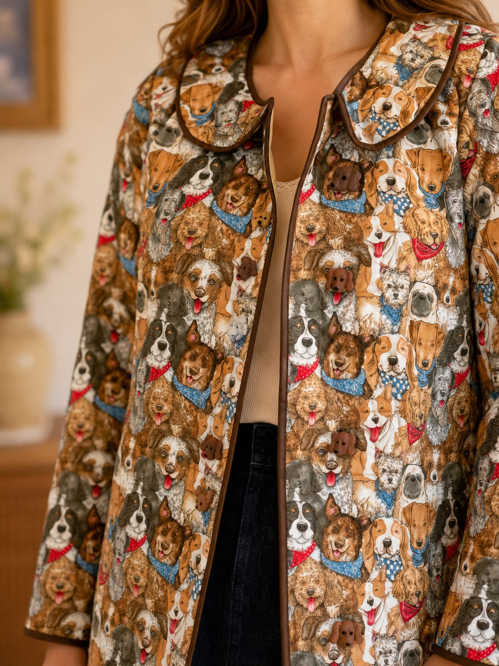 Jacket - Quilted Dogs