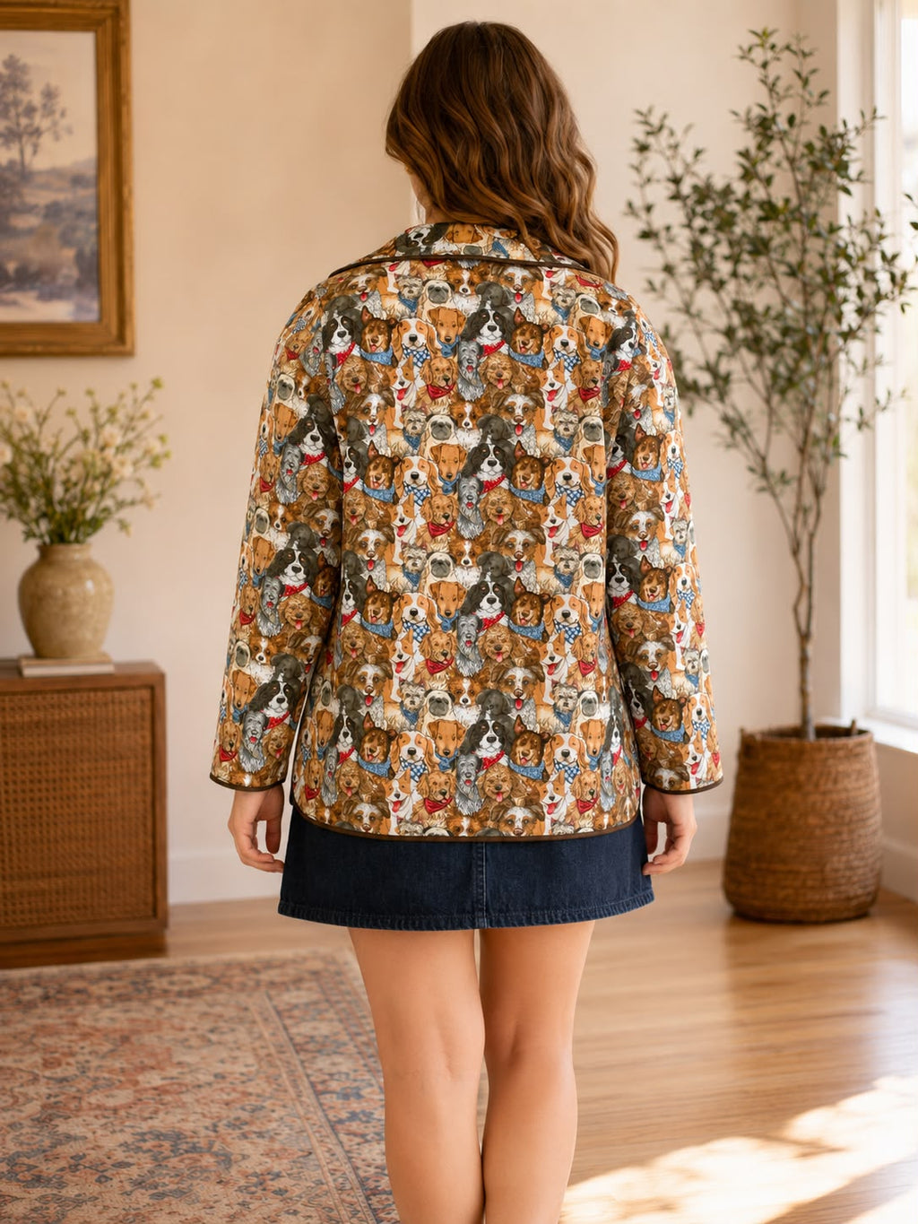 Jacket - Quilted Dogs