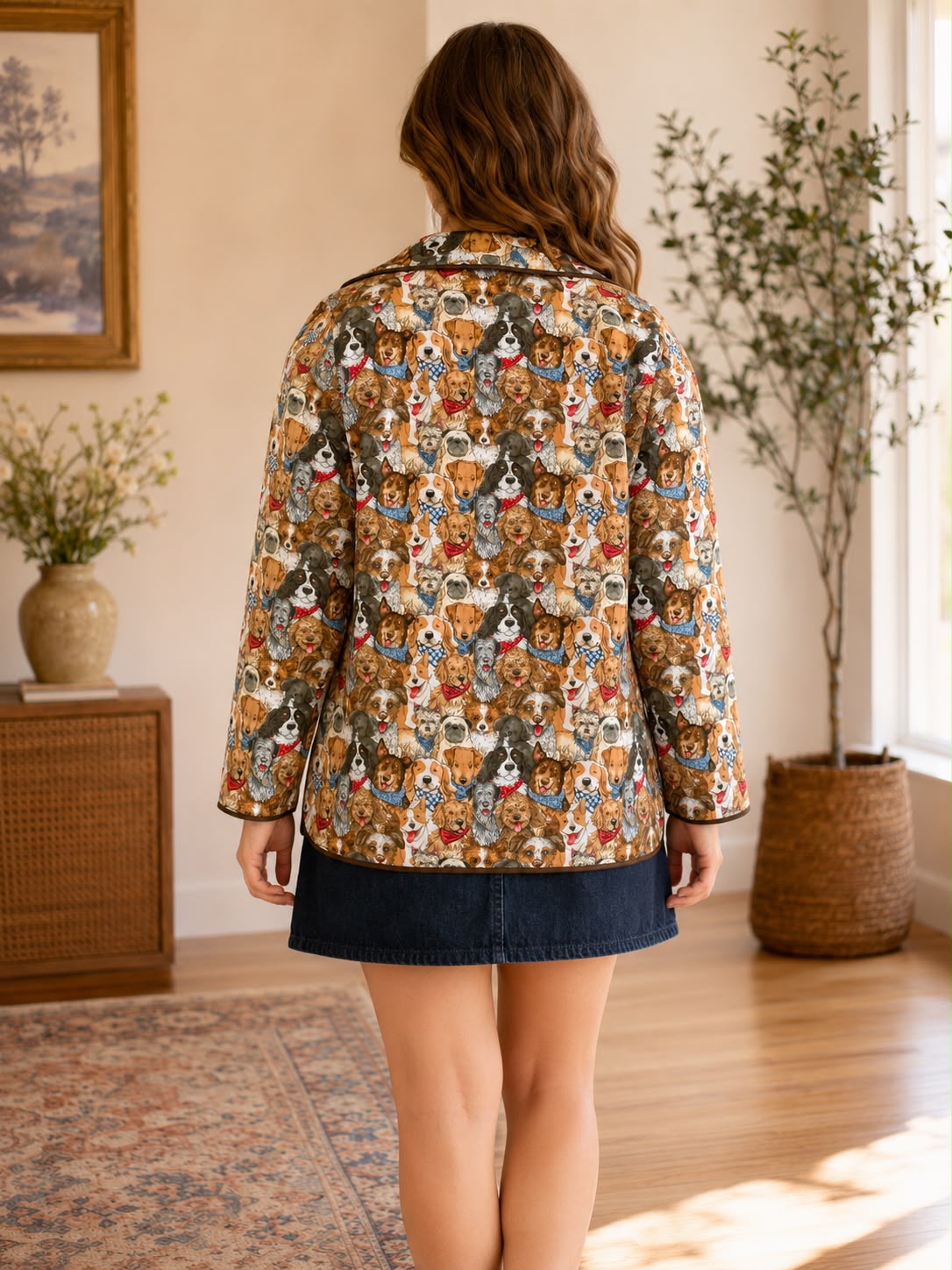 Jacket - Quilted Dogs