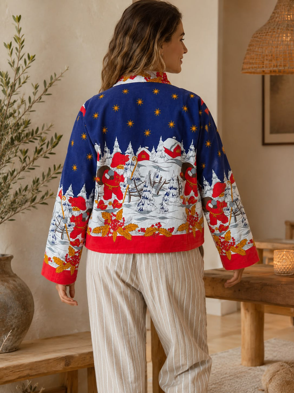 Blouse - Christmas Tablecloth