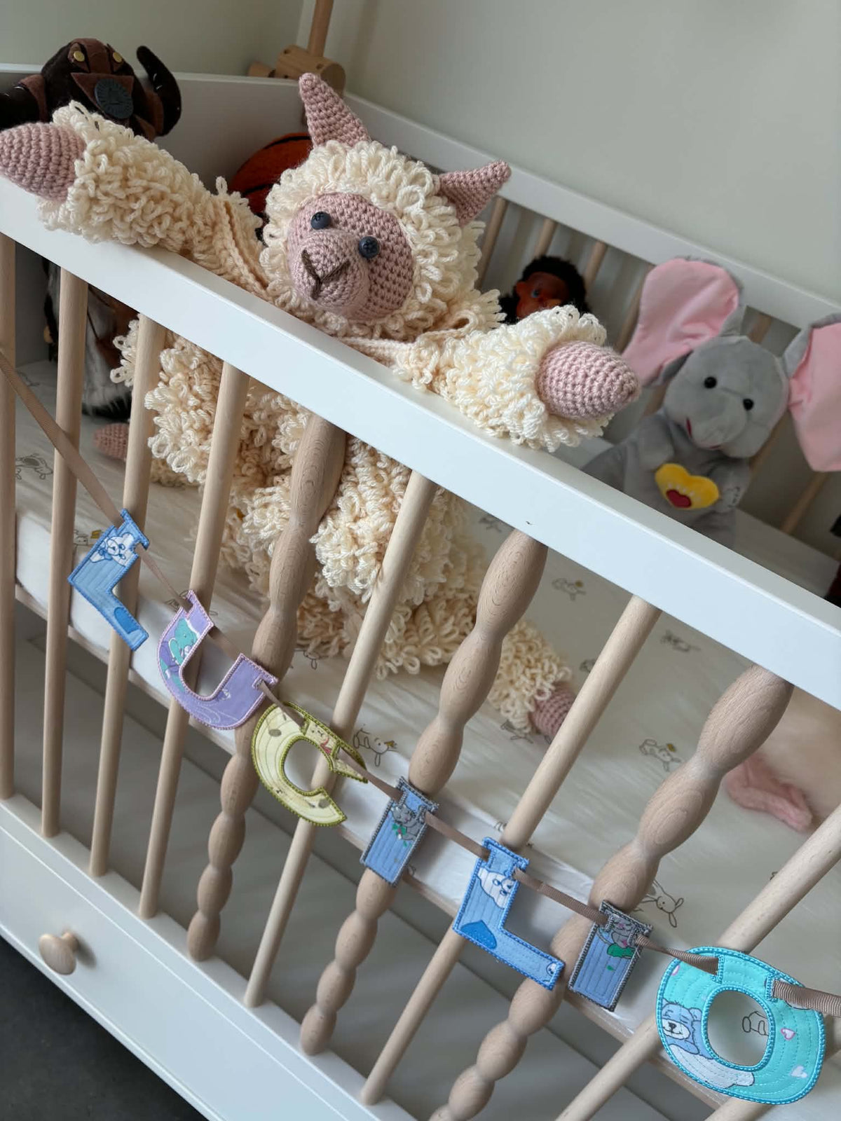 Pastel Fabric Name Garland — additional view 1